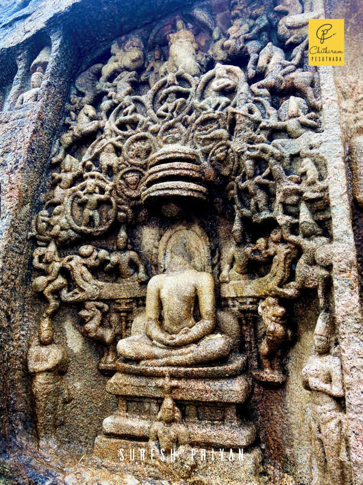 Jain-reliefs at Kazhugumalai